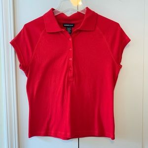 Express Jeans Women’s Polo Short Sleeve Shirt